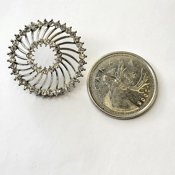 Silver Tone Starburst Earring - Picture 2 of 13